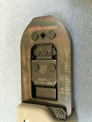 TE Tyco Electronics P/N: 91577-1 Certi-Crimp II Crimping Hand Tool 