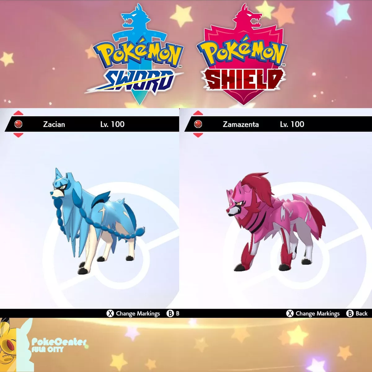 Zacian and Zamazenta are Pokémon Sword and Shield's featured