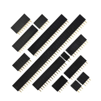 5x 2/3/4/5/6/7/8/9/10/12-40 Pin Polig Buchsenleiste weiblich Pin Header 2.54mm