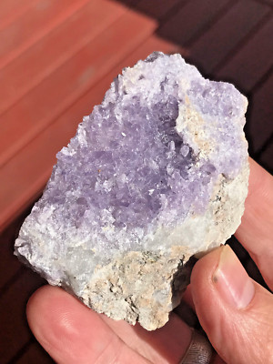 Creedite, purple, Hall mine(Liberty mine), Nye County, Nevada, USA