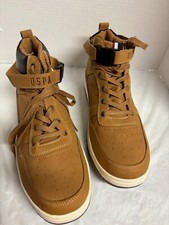 Mens USPA  Size 12M Hiking Boot Brown Tan w/ ...