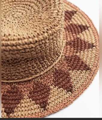 Zara Jacquard Hat natural 0653/211 | eBay display picture 1