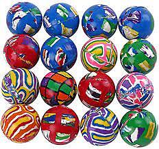 Ja-RU High Bounce Swirl Balls, Colors May Vary