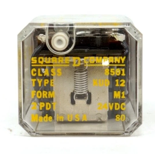 Square D 8501 KUD-12 Plug-In Relay DPDT 10 Amp 24VDC Coil - Image 2 of 4