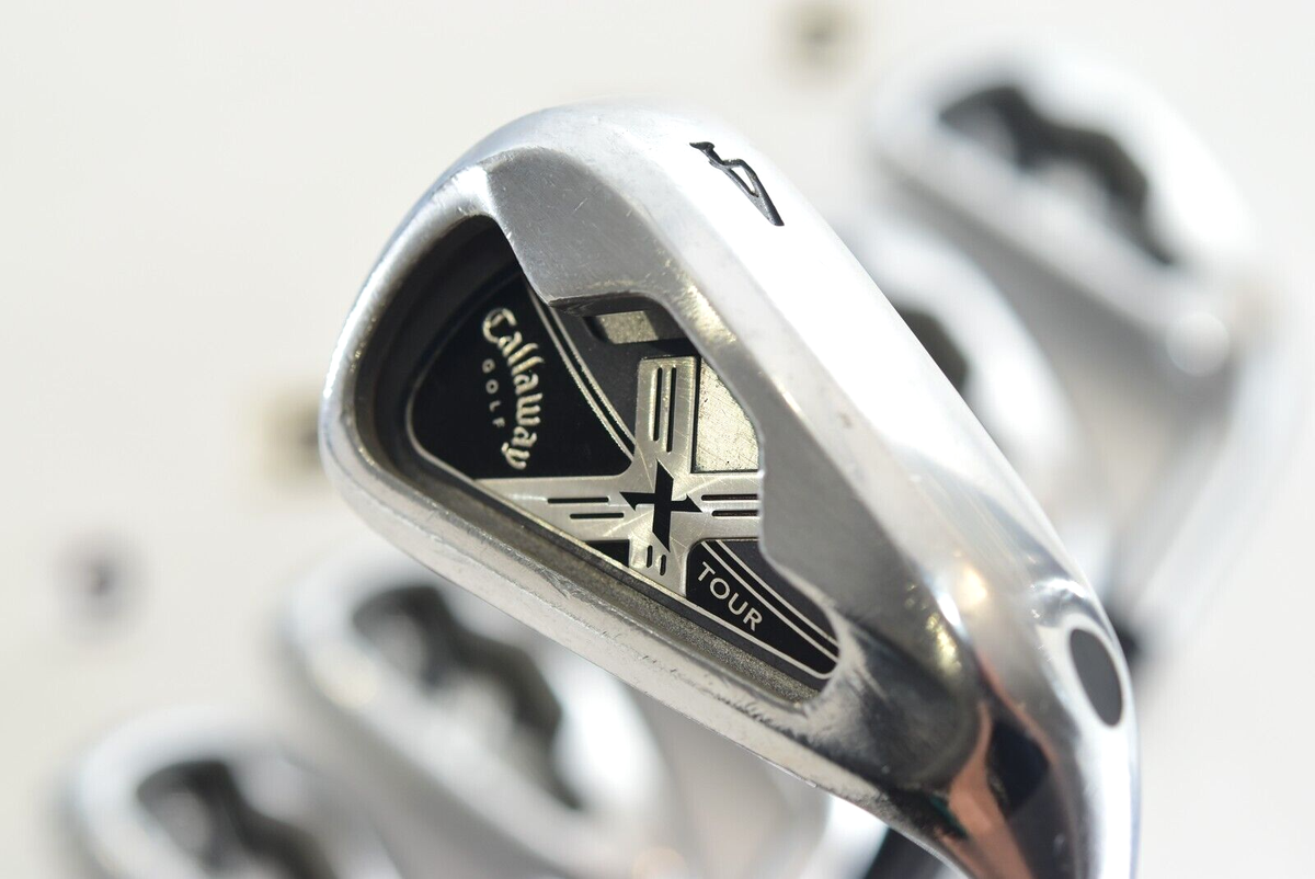 7pcs Callaway X Tour 4-5-6-7-8-9-P RH Golf Iron Set Memphis 10 DB