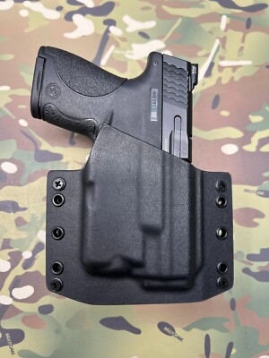 Black Kydex Holster for M&P Shield 9/40 Streamlight TLR-6 