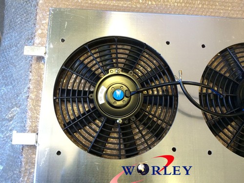 for Holden Commodore VZ LS1 LS2 SS V8 Aluminum Radiator + Shroud + Fans - Picture 9 of 10
