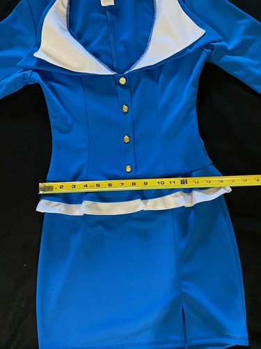 California Costume Co Retro Stewardess Flight Attendant Hostess Stewardess, M - Picture 8 of 9