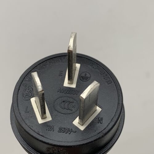 Type I Australia New Zealand China Plug to IEC 320 C19 Female Power Cord 250V - Picture 2 of 10