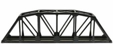 Atlas HO 18in Through Truss Bridge Kit w/Code 100 Track Black 888