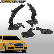 4PCS Fit For 2008-2012 Audi A4 B8 S4 Headlight Mount Bracket Support Base Plate 