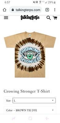 Talking Terps Growing Stronger T-Shirt Large new in packaging! | eBay