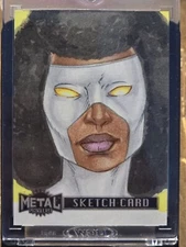 Photon 2022 Marvel Metal Universe Avengers Sketch Card 1/1 Monica Rambeau SSP