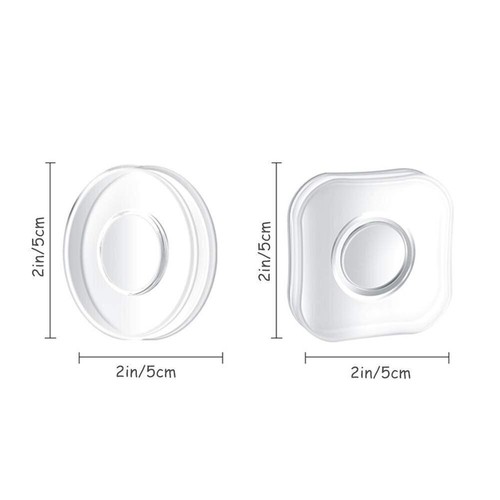 2pz Adesivo Riutilizzabile Nano Casual Pasta Magic Gel Pad Porta Telefono Lavabile - Foto 4 di 9