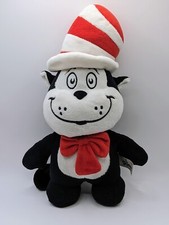 Aurora 2020 Dr Seuss Cat In The Hat  Dood Plushie Plush Stuffed Animal 11" tall