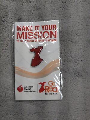 Go Red For Women Red Dress Lapel Pin American Heart Association Macy's