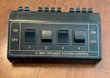 Goobay speaker switch box fino a 4 diffusori audio