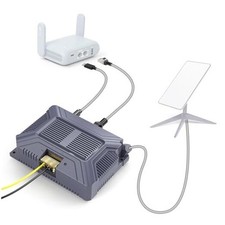 Starlink V2 PoE Injector, 180W 5-in-1 GigE Passive  ESD Protection 12V Grey