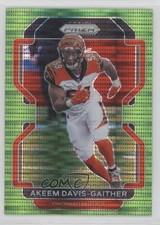 2021 Panini Prizm Neon Green Pulsar Prizm Akeem Davis-Gaither #275 1l3m