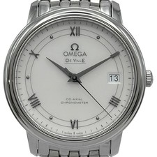 Omega De Ville Breitling Co-Axial 36.8mm 424.10.37.20.04.001 White #OK1369