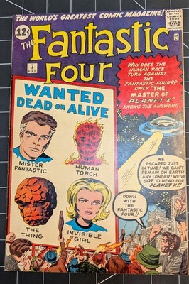 Fantastic Four #7 (1962) - 1st Appearance Kurrgo - Early Silver Age Key - VF+