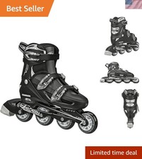 V-Tech 500 Adjustable Performance Inline Skates for Men, Women, Kids, Teens