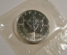 1999 2000 CANADA $5 SILVER MAPLE LEAF FIREWORKS PRIVY DUAL DATED 1 OZ SEALED SML