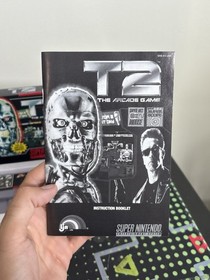 Super Nintendo T2 The Arcade Game NES complete Terminator CIB tested SNES