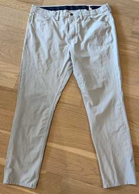 Vineyard Vines OTG Pants Mens 40x32 khaki On The Go gray Performance Golf Flex