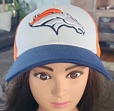 New Era 9FORTY Denver Broncos NFL FootBall Cap Orange White Navy Adjustable NEW