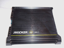 KICKER DX250.1 250W RMS 2-Ohm Mono Class D Car Audio Amplifier Amp