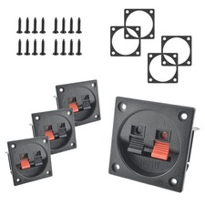 Speaker Box Terminal Cup 2.2 2-Way Square Spring Subwoofer Connector 4 PCS