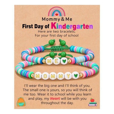 Back to school Bracelets for Mom Daughter/Son Best Friend