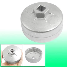 1/2" Square Drive 15 Flutes Cap Style Oil Filter Wrench 73mm Inner Diameter