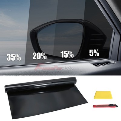 2Ply 20''x10' 20''x100' 40''x100ft Window Tint Film Roll w/ Shades 5%,15%,20%,35%