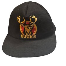 Vintage 1980s Trucker Hat Bucks Cigarettes Buck The System Snapback USA RARE