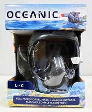 Oceanic Full Face Snorkeling Mask Large ART 1893025 Panoramic View NEW