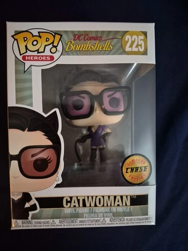 Funko Pop! Vinyl: DC Comics - Catwoman (DC Bombshells) (Purple) (Chase) #225