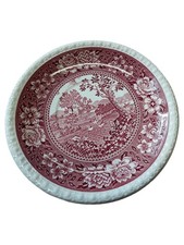 Villeroy & Boch Rusticana Wandteller Rot Porzellan Landschaft 17 cm