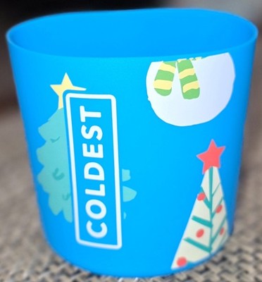 Coldest MR. SNOWY BOOT  Silicone Water bottle Tumbler New Christmas
