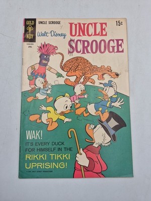 Walt Disney Uncle Scrooge #80 Comic Book Gold Key April 1969 Read Description 