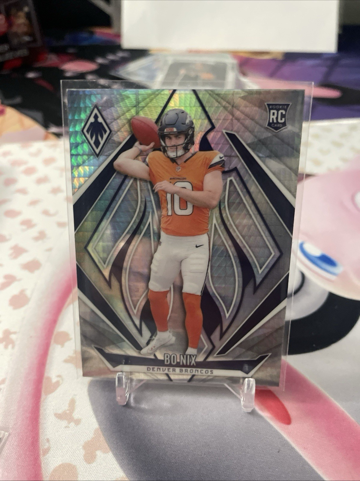 2024 Panini Phoenix - Rookies Bo Nix #159 Hyper (RC) Denver Broncos