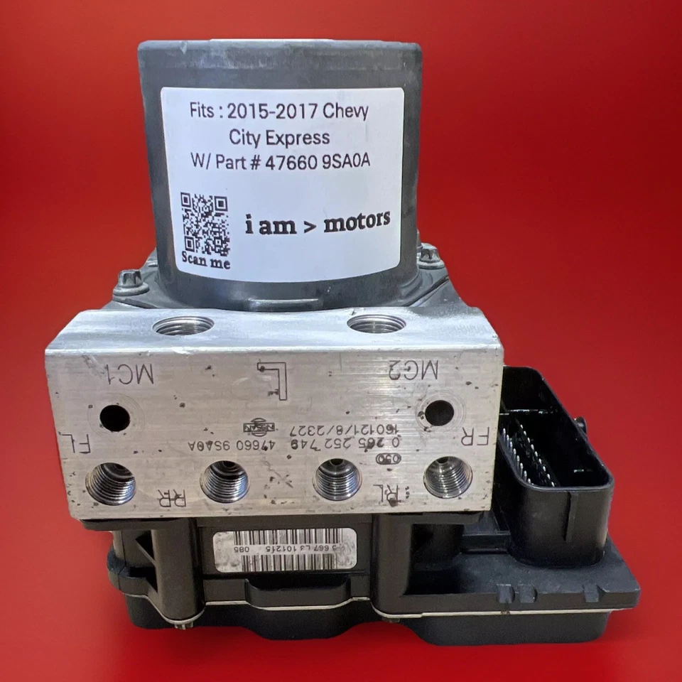 Refurbished ABS Brake Pump Module 2015 - 17 Chevrolet City Express | 47660 9SA0A - Image 3 of 4