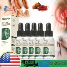 1~5 Pack Ear Care Drops Gentle Formula,Relieve Tinnitus by Unblocking Secretions