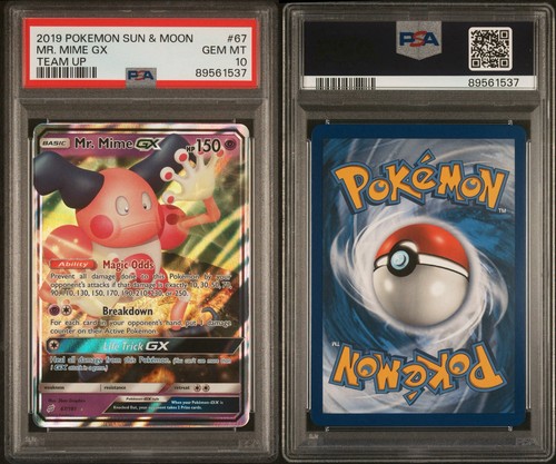Mr. Mime-GX graded PSA 10 for sale on eBay