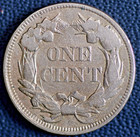 1858/7 Flying Eagle Cent Very Fine — photo 2