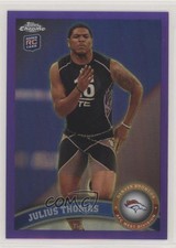 2011 Topps Chrome Retail Purple Refractor 94/499 Julius Thomas #92 04fr