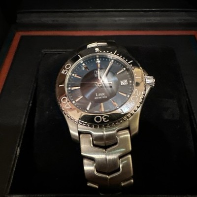 TAG Heuer Link Blue Men's Watch - WJ1112-0 for sale online | eBay