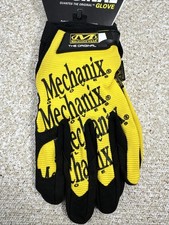 Mechanix Wear MG-01-010 The Original Yellow Work Gloves Men's Large Brand New