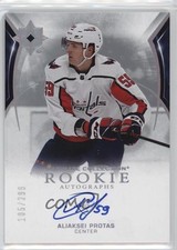 2021 Upper Deck Ultimate Collection Rookies /299 Aliaksei Protas #148 Auto 17jc
